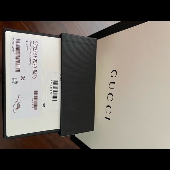 📌SOLD📌NEW Authentic Gucci Sandal 🩴 Black leather with Buckle. Size 36 - Picture 7 of 8